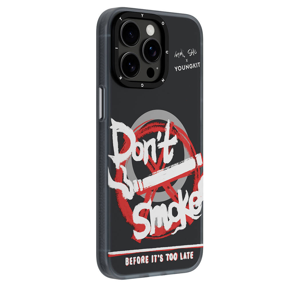 Apple iPhone 15 Pro Max Uyumlu Kılıf Magsafe Şarj Özellikli Shu Tasarımlı Youngkit City Serisi Kapak - 2