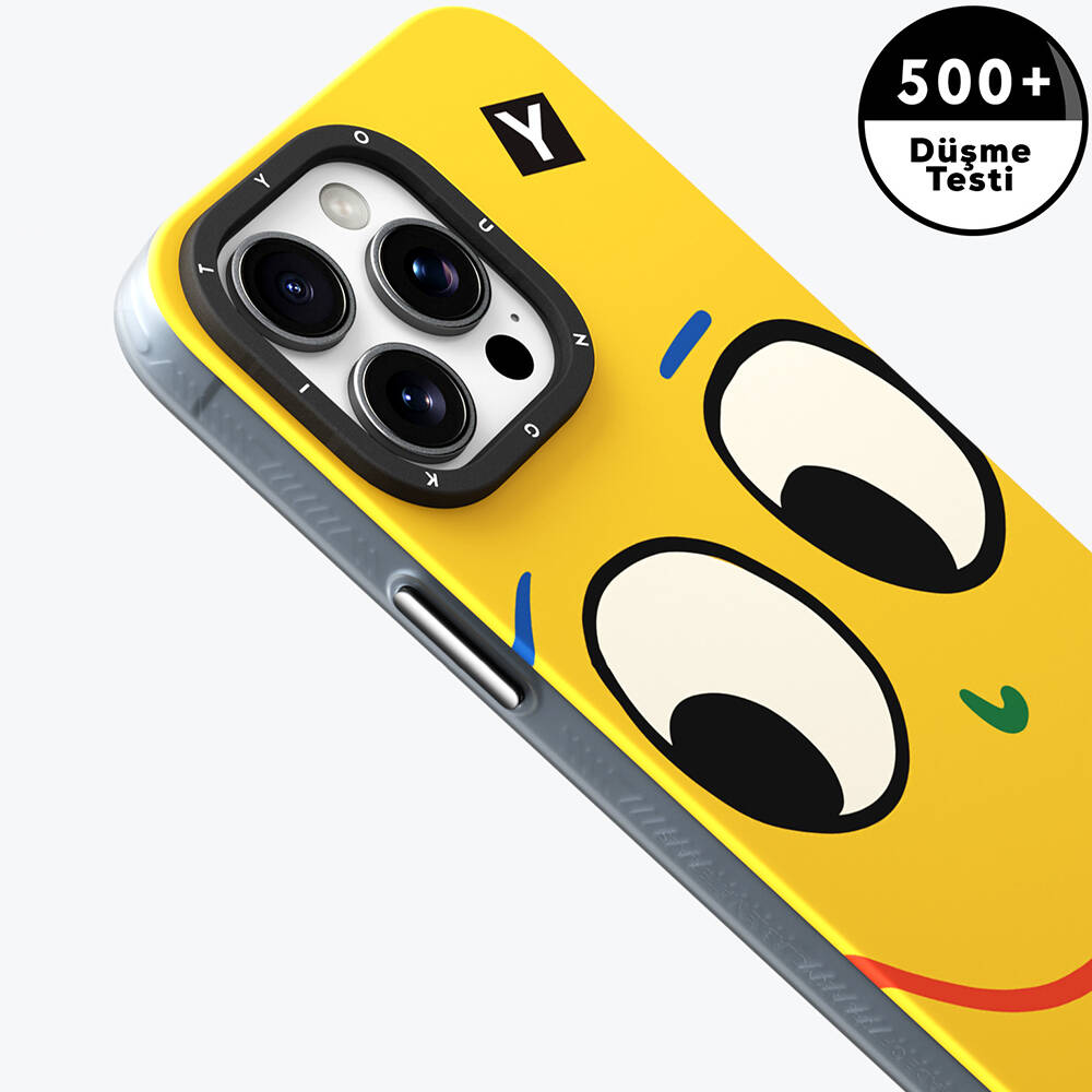 Apple iPhone 14 Pro Max Uyumlu Kılıf Magsafe Şarj Özellikli Sunshine Tasarımlı Youngkit Daily Happy Serisi Kapak - 7