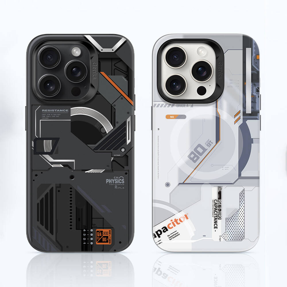 Apple iPhone 15 Pro Max Uyumlu Kılıf MagSafe Şarj Özellikli Mekanik Tasarımlı Benks Perspective Serisi Kapak - 3