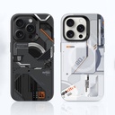 Apple iPhone 15 Pro Max Uyumlu Kılıf MagSafe Şarj Özellikli Mekanik Tasarımlı Benks Perspective Serisi Kapak - 3