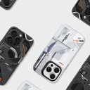 Apple iPhone 15 Pro Uyumlu Kılıf MagSafe Şarj Özellikli Mekanik Tasarımlı Benks Perspective Serisi Kapak - 4