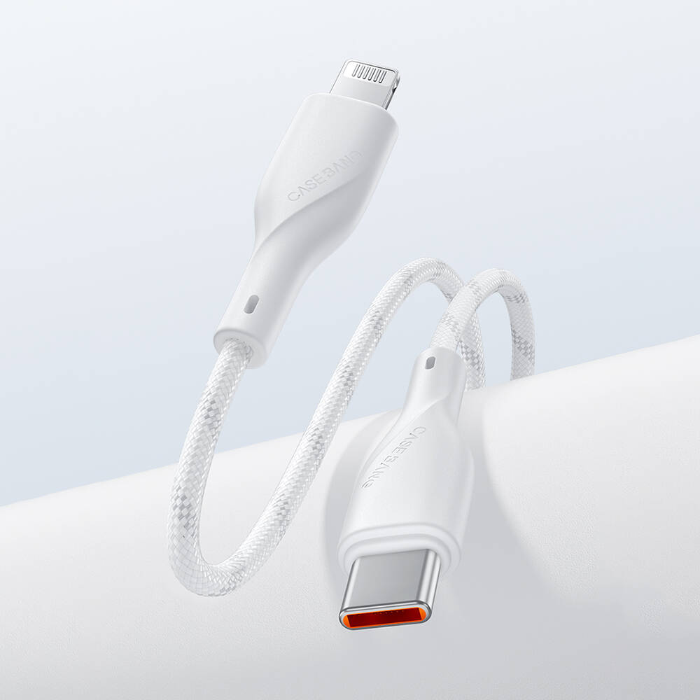 Casebang Type-C To Lightning Hızlı Şarj Özellikli Örgülü 27W PD Kablo 2m - 3