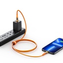 Recci RTC-P19CC Amber Serisi Type-C to Type-C PD 100W Şeffaf Tasarım Şarj ve Data Kablosu 1.5M - 3