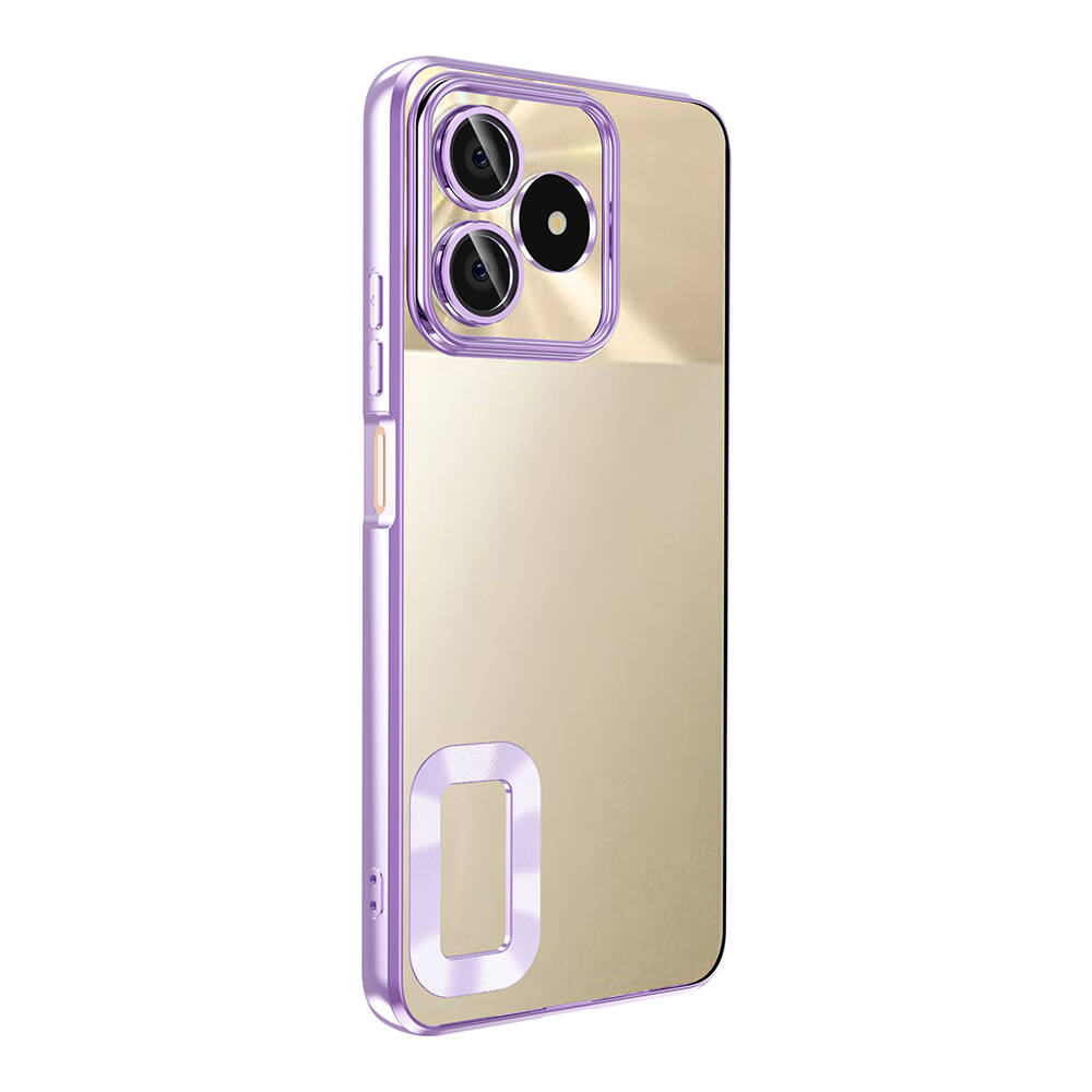 Realme C53 4G Uyumlu Kılıf Kamera Korumalı Logo Gösteren Zore Omega Kapak - 4