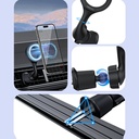 Recci RHO-C42 Magsafe Magnetik 360° Dönebilen Havalandırma Tasarım Araç Telefon Tutucu - 6
