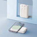 Recci RPB-W10 Polaris Serisi Çift Kablolu LED Dijital Göstergeli Wireless Powerbank 15W 10000mAh - 7