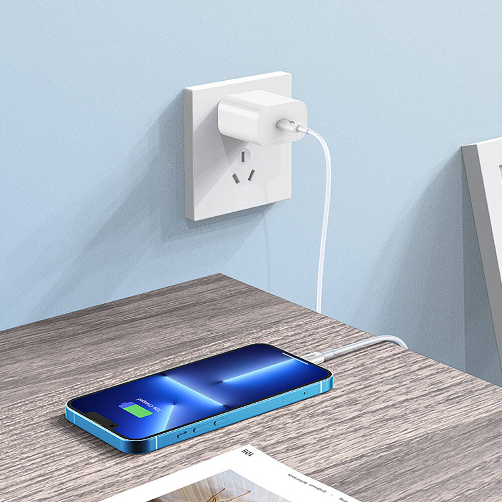 Recci RS06C USB-A to Type-C 3A Hızlı Şarj Özellikli Data ve Şarj Kablosu 1M - 3