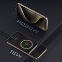 Recci RPB-W26 Armor Serisi Ultra İnce PD 20W Hızlı Şarj Özellikli Wireless Powerbank 15W 10000mAh - 4