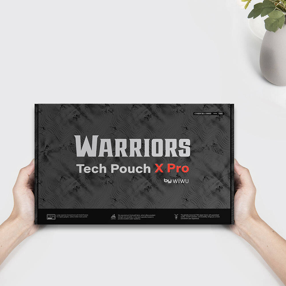 Wiwu Warriors Tech Pouch X Pro Dupont Cordura 1000D Naylon Kumaş Macbook Aksesuar Çantası - 7
