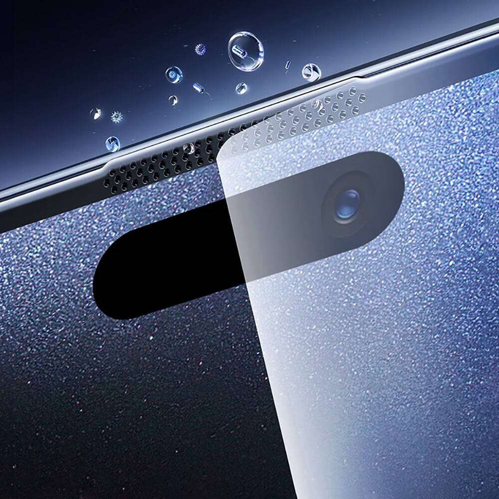 Apple iPhone 14 Pro Uyumlu Wiwu SQ-008 Oleofobik Easy Install Darbeye Karşı Dayanıklı Temperli Cam Ekran Koruyucu + Kolay Uygulama Aparatlı - 11