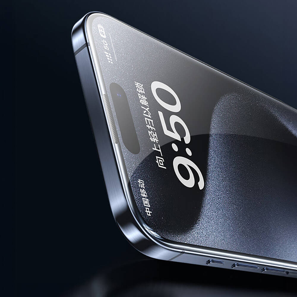 Apple iPhone 12 Uyumlu Wiwu SQ-008 Oleofobik Easy Install Darbeye Karşı Dayanıklı Temperli Cam Ekran Koruyucu + Kolay Uygulama Aparatlı - 5