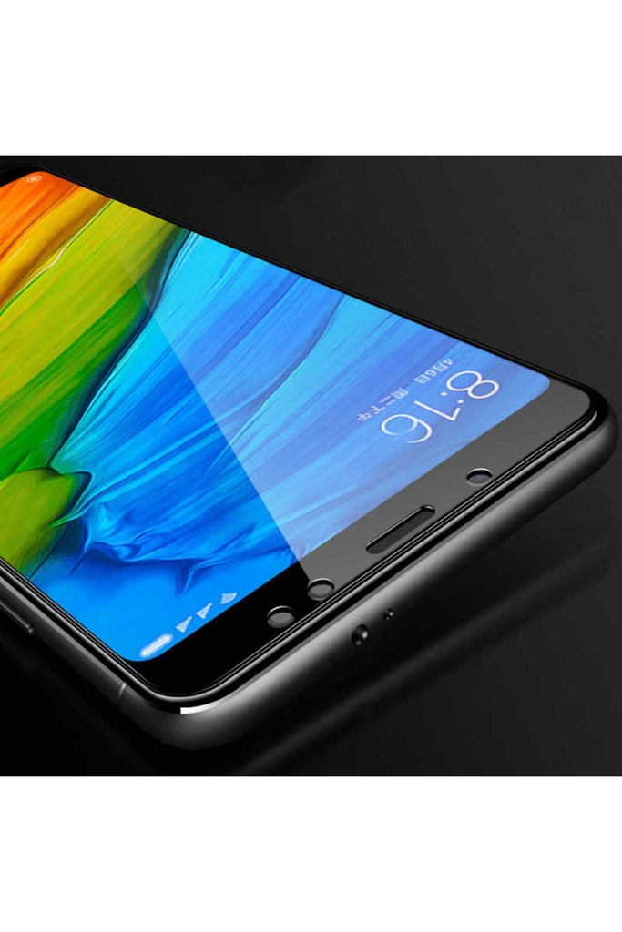 Xiaomi Redmi Note 5 Pro Uyumlu Zore Kenarları Kırılmaya Dayanıklı Cam Ekran Koruyucu