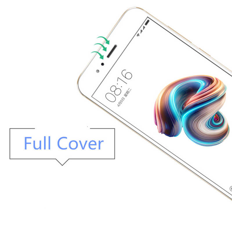 Xiaomi Mi 5x Uyumlu Zore Kenarları Kırılmaya Dayanıklı Cam Ekran Koruyucu - 2