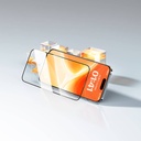 Apple iPhone 14 Pro Uyumlu Wiwu GT-008 Polimer Oleofobik Kaplama Şeffaf Pürüzsüz Temperli Cam Ekran Koruyucu 10'lu Paket - 8