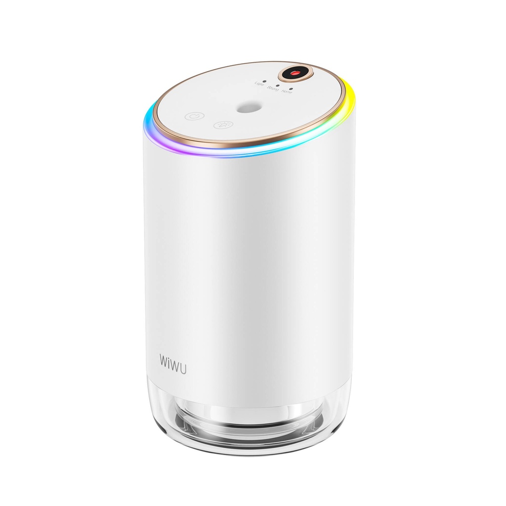 Wiwu Wi-AR003 Yıldızlı Ortam Aydınlatmalı RGB Işıklı Hava Nemlendirici ve Aromalı Araç Koku Difüzörü - 2