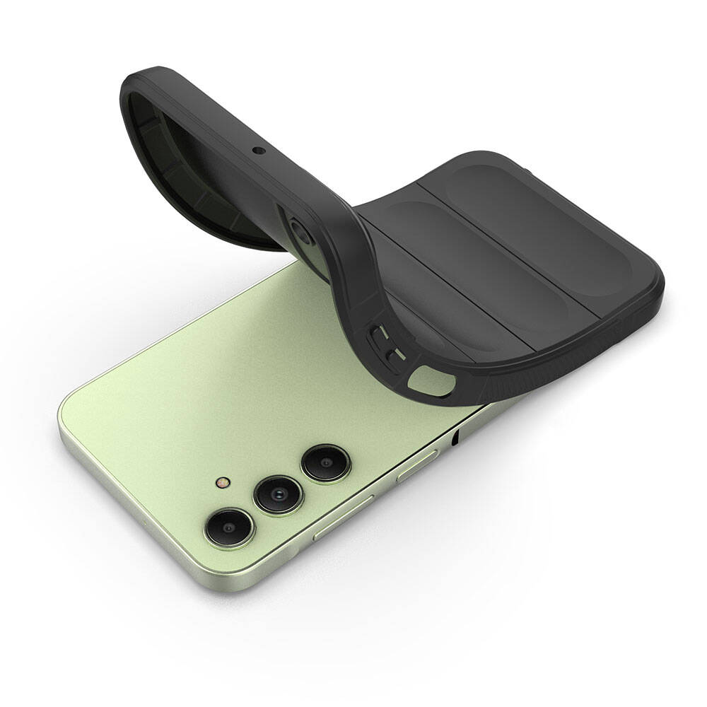 Samsung Galaxy A25 Uyumlu Kılıf Esnek TPU Oyuklu Arka Yüzey Tasarımlı Zore Etnik Silikon Kapak - 1