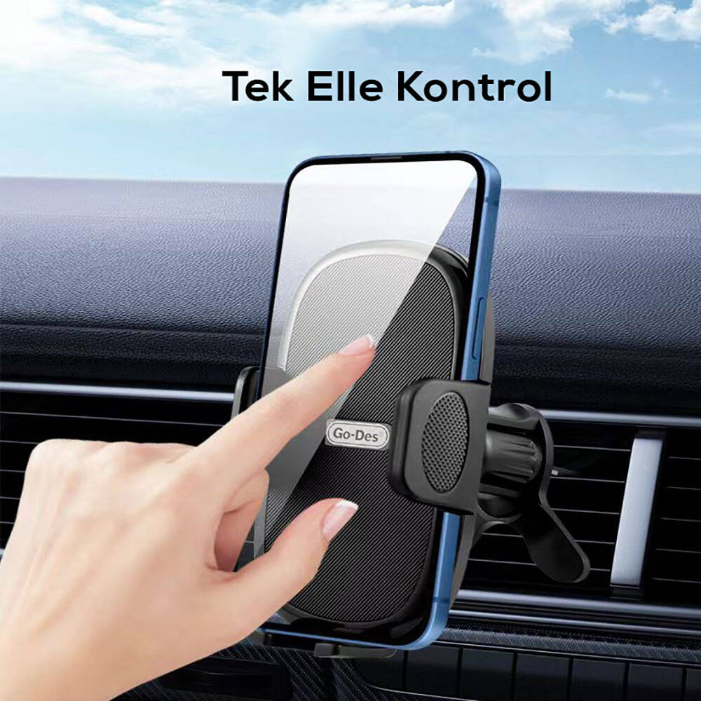 Go Des GD-HD936 360° Dönebilen ve Uzayan Başlıklı Araç Telefon Tutucu - 2