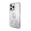 Apple iPhone 15 Pro Max Uyumlu Kılıf Magsafe Şarj Özellikli Parlayan Simli Şeffaf Lisanslı Switcheasy Starfield-M Kapak - 2
