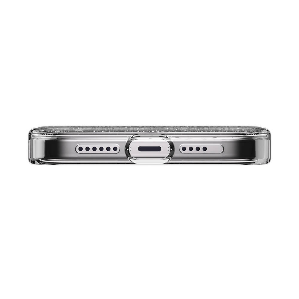 Apple iPhone 15 Pro Max Uyumlu Kılıf Magsafe Şarj Özellikli Parlayan Simli Şeffaf Lisanslı Switcheasy Starfield-M Kapak - 6
