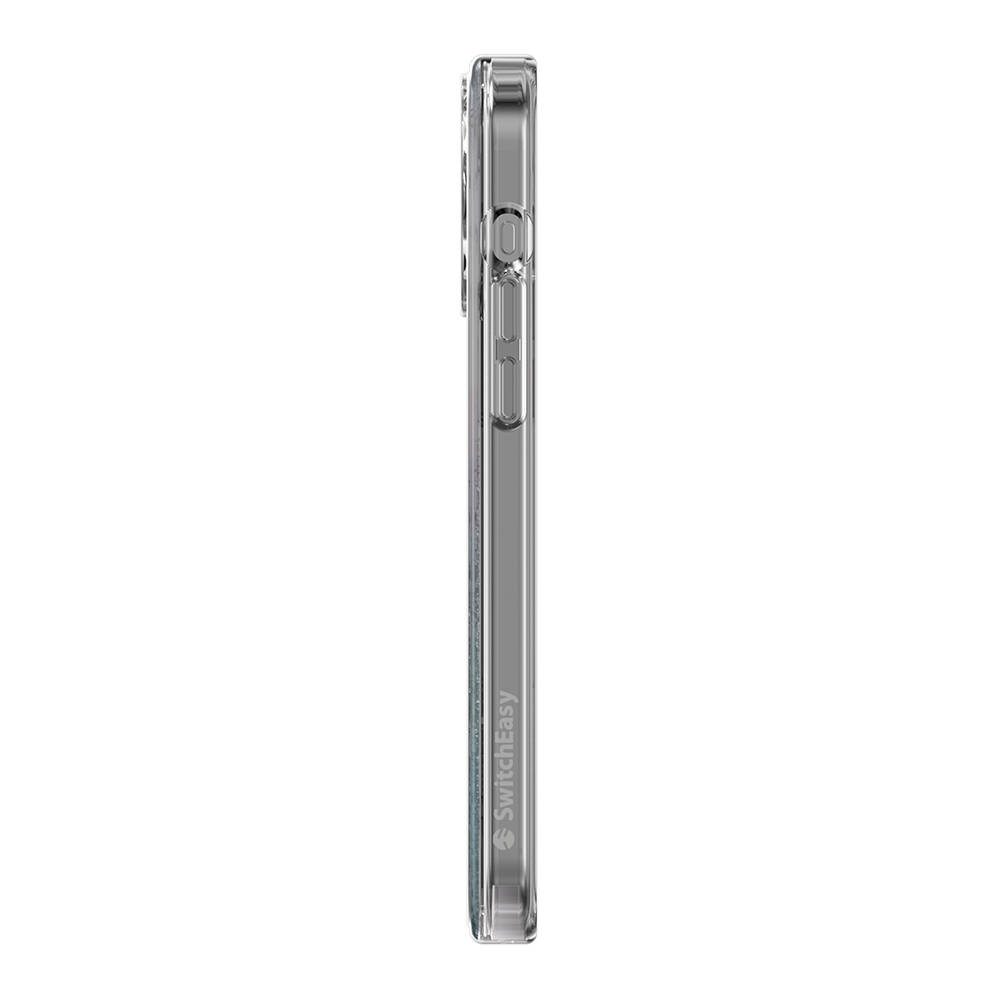 Apple iPhone 15 Pro Max Uyumlu Kılıf Magsafe Şarj Özellikli Parlayan Simli Şeffaf Lisanslı Switcheasy Starfield-M Kapak - 9