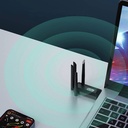 Go Des GD-BT318 Çift Bantlı 1200m 300Mbps 4 Antenli Kablosuz İnternet Sağlayıcı USB WiFi Adaptör - 5