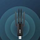 Go Des GD-BT318 Çift Bantlı 1200m 300Mbps 4 Antenli Kablosuz İnternet Sağlayıcı USB WiFi Adaptör - 12