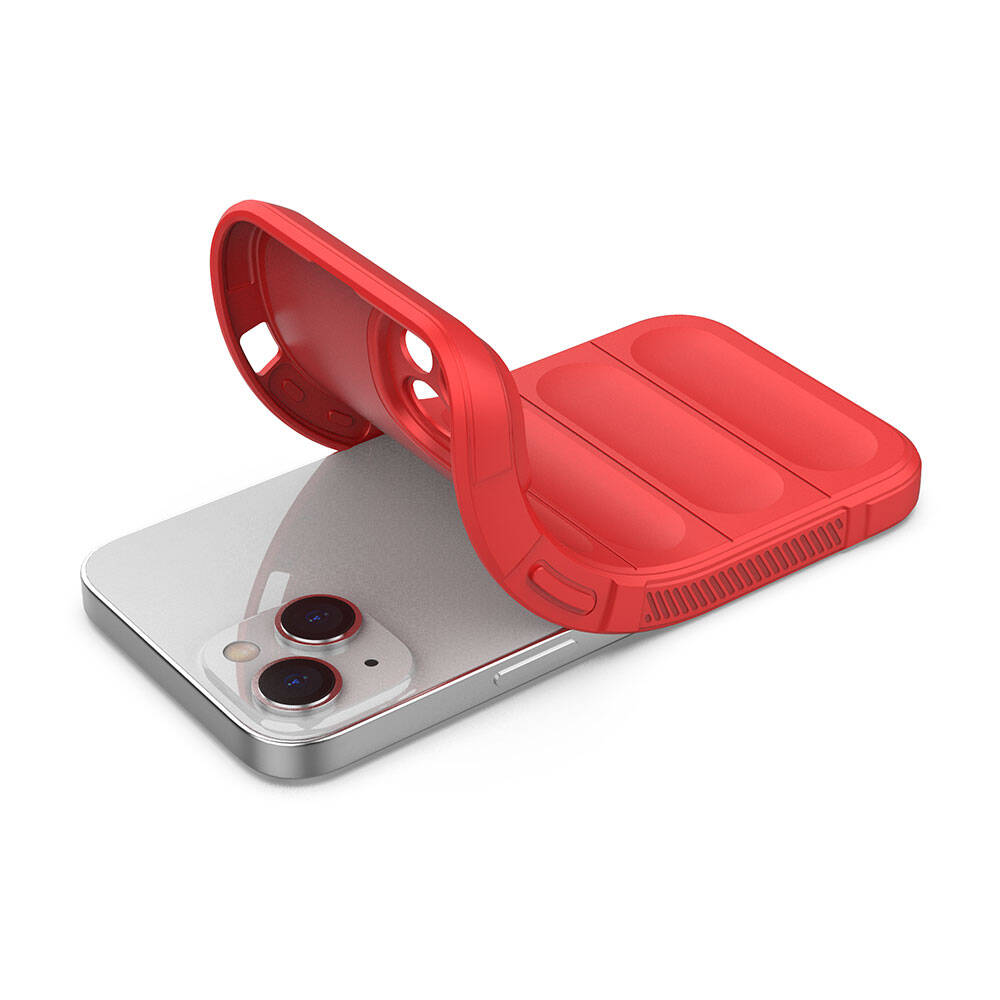 Apple iPhone 14 Uyumlu Kılıf Esnek TPU Oyuklu Arka Yüzey Tasarımlı Zore Etnik Silikon Kapak - 39