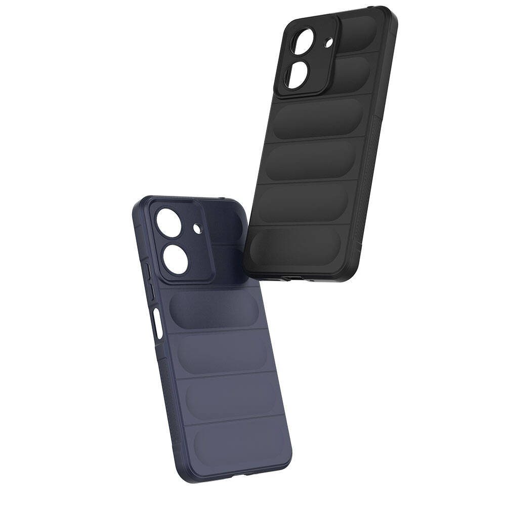 Xiaomi Redmi 13C Uyumlu Kılıf Esnek TPU Oyuklu Arka Yüzey Tasarımlı Zore Etnik Silikon Kapak - 2