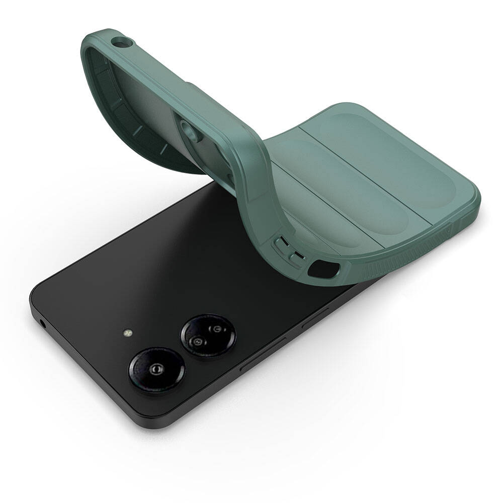 Xiaomi Redmi 13C Uyumlu Kılıf Esnek TPU Oyuklu Arka Yüzey Tasarımlı Zore Etnik Silikon Kapak - 34