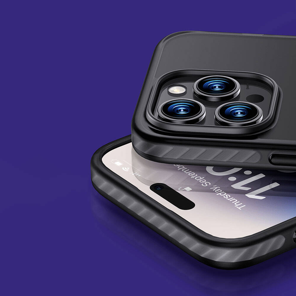 Apple iPhone 14 Pro Max Uyumlu Kılıf Magsafe Şarj Özellikli Mat Arka Yüzey Benks Drop Resistance Kapak - 3