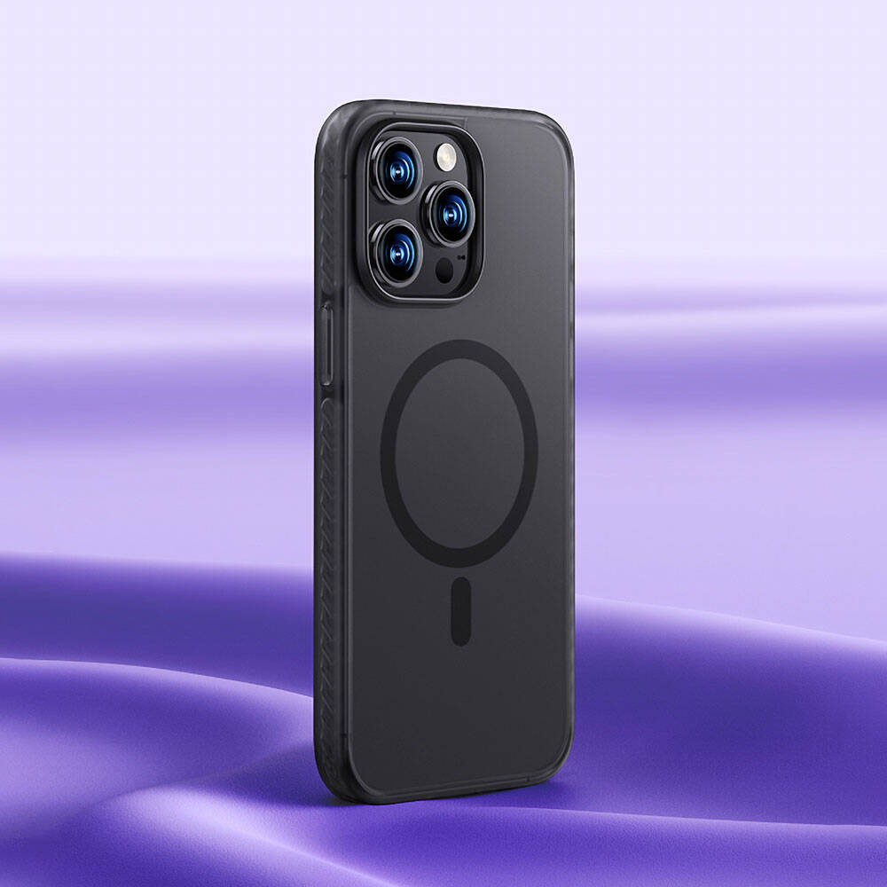 Apple iPhone 14 Pro Max Uyumlu Kılıf Magsafe Şarj Özellikli Mat Arka Yüzey Benks Drop Resistance Kapak - 7