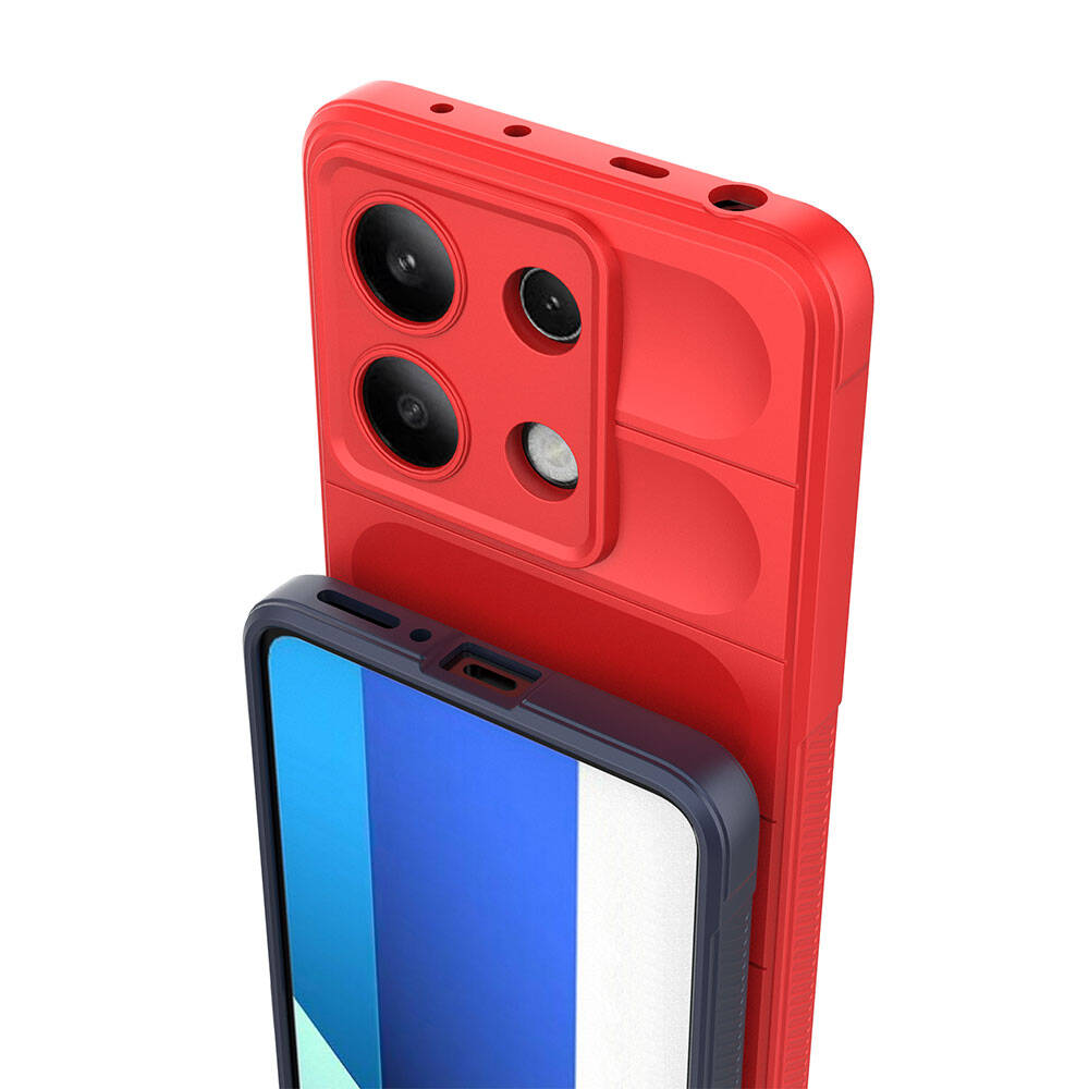 Xiaomi Redmi Note 13 4G Kılıf Esnek TPU Oyuklu Arka Yüzey Tasarımlı Zore Etnik Silikon Kapak - 12