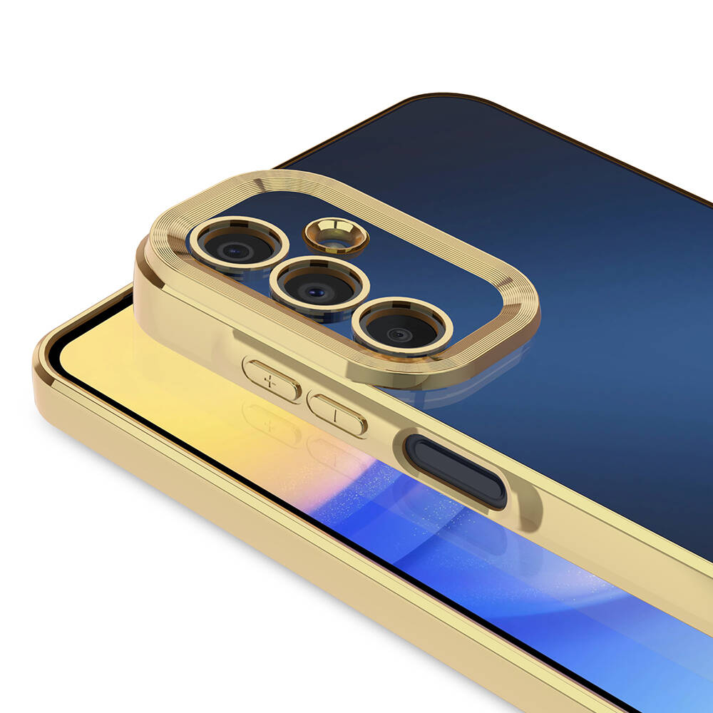 Samsung Galaxy A15 Uyumlu Kılıf Kamera Korumalı Logo Gösteren Zore Omega Kapak - 7