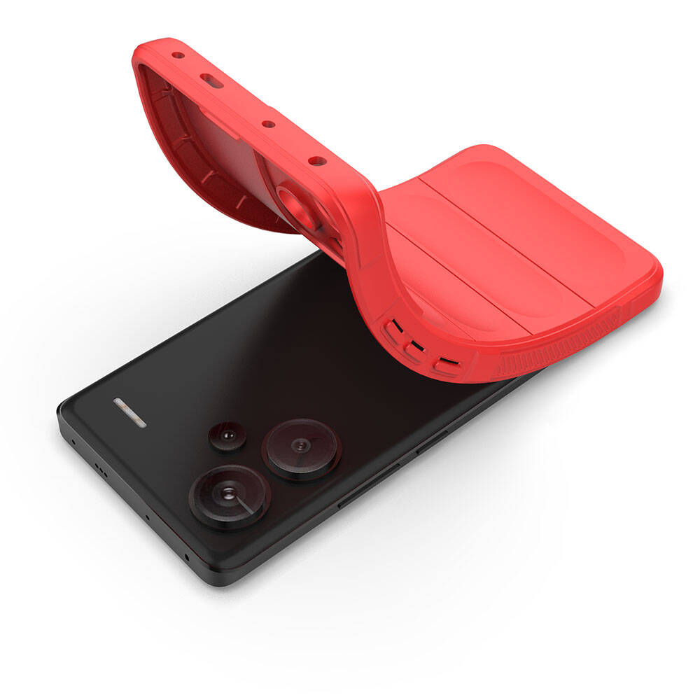 Xiaomi Redmi Note 13 Pro Plus 5G Uyumlu Kılıf Esnek TPU Oyuklu Arka Yüzey Tasarımlı Zore Etnik Silikon Kapak - 10