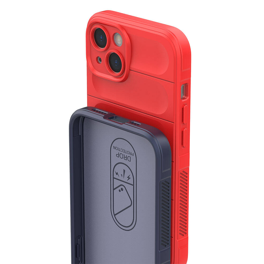 Apple iPhone 13 Uyumlu Kılıf Esnek TPU Oyuklu Arka Yüzey Tasarımlı Zore Etnik Silikon Kapak - 13