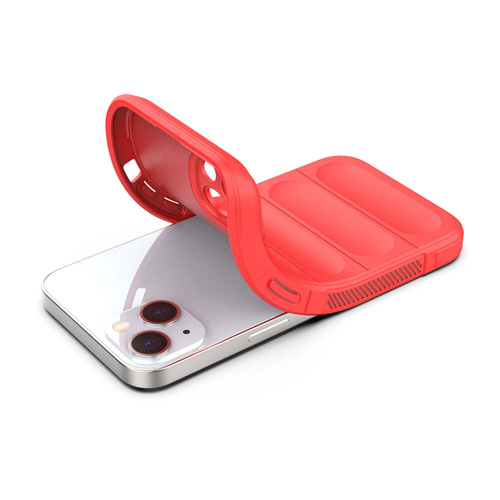 Apple iPhone 13 Uyumlu Kılıf Esnek TPU Oyuklu Arka Yüzey Tasarımlı Zore Etnik Silikon Kapak - 32