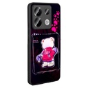 Xiaomi Redmi Note 13 Pro 5G Uyumlu Kılıf Parlayan Kabartmalı İkonik Figürlü Zore Amas Silikon Kapak - 3