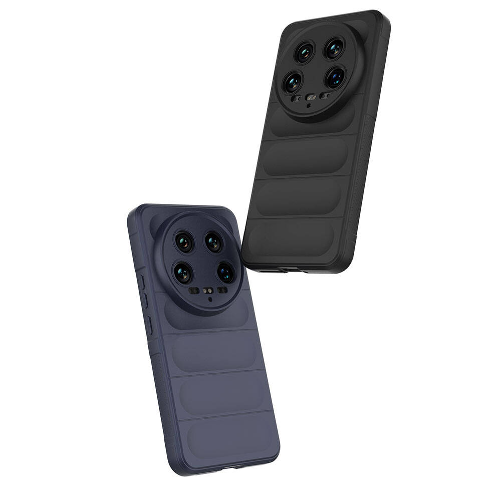 Xiaomi Mi 14 Ultra Uyumlu Kılıf Esnek TPU Oyuklu Arka Yüzey Tasarımlı Zore Etnik Silikon Kapak - 2