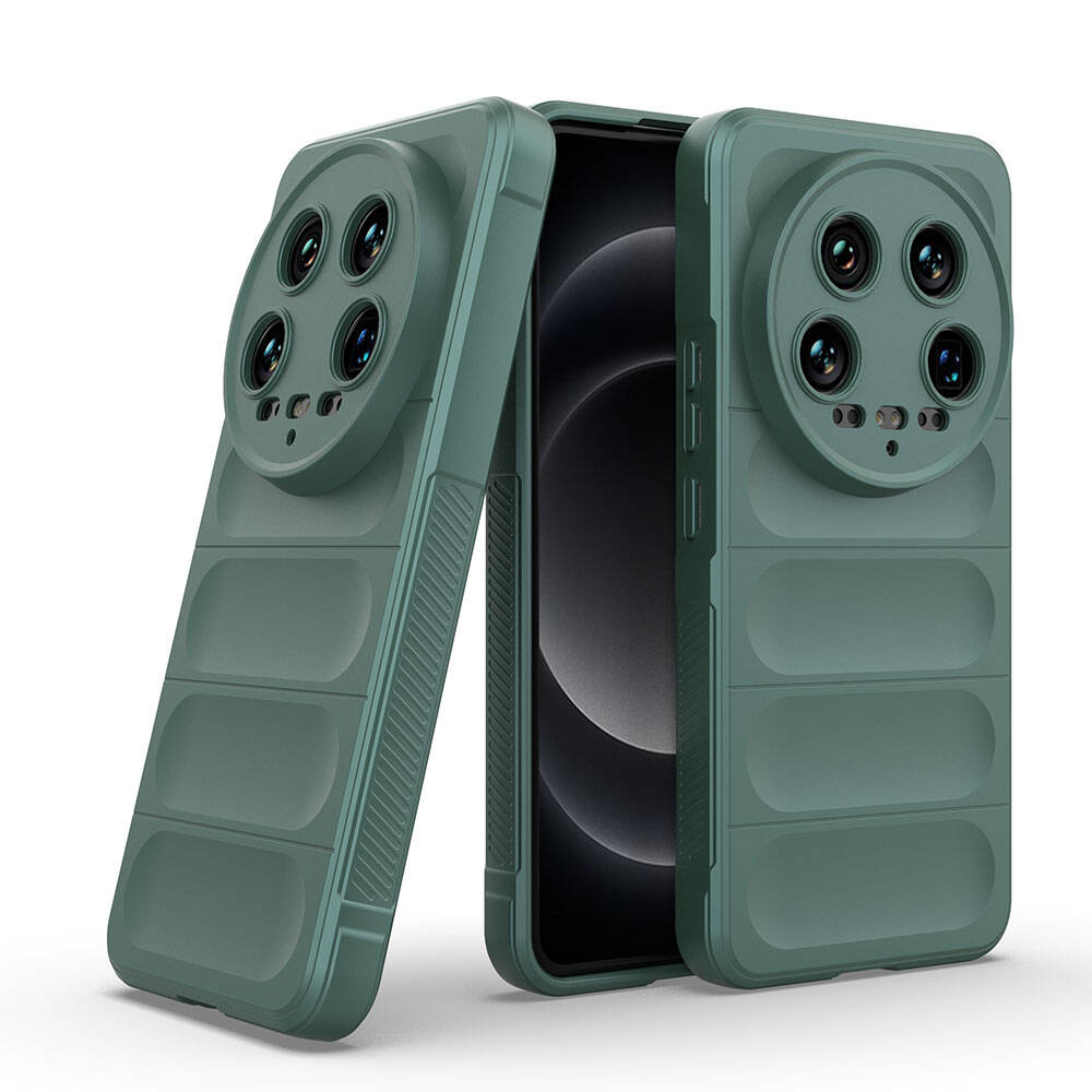 Xiaomi Mi 14 Ultra Uyumlu Kılıf Esnek TPU Oyuklu Arka Yüzey Tasarımlı Zore Etnik Silikon Kapak - 21