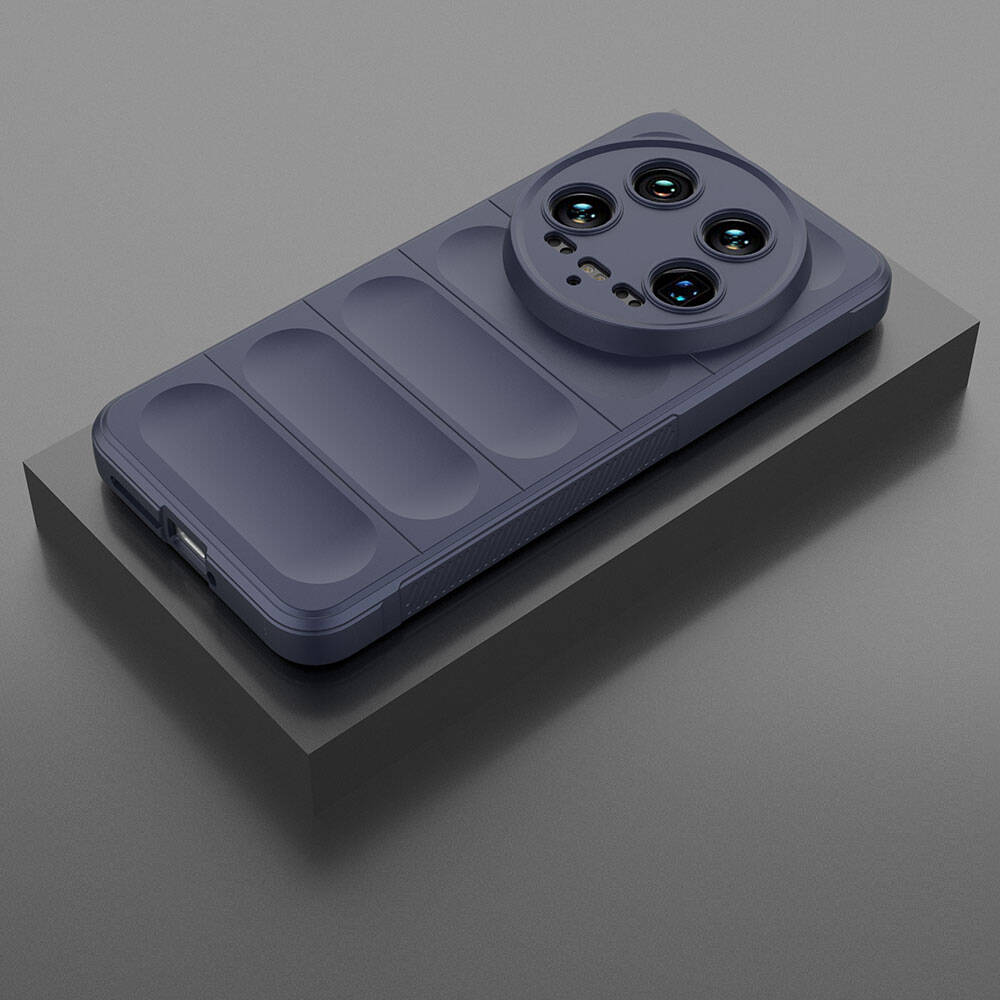 Xiaomi Mi 14 Ultra Uyumlu Kılıf Esnek TPU Oyuklu Arka Yüzey Tasarımlı Zore Etnik Silikon Kapak - 42