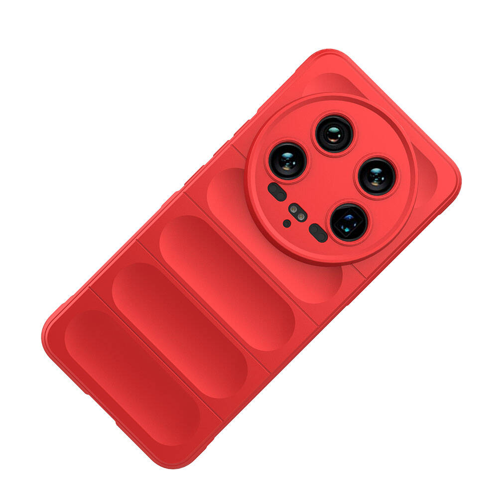 Xiaomi Mi 14 Ultra Uyumlu Kılıf Esnek TPU Oyuklu Arka Yüzey Tasarımlı Zore Etnik Silikon Kapak - 43