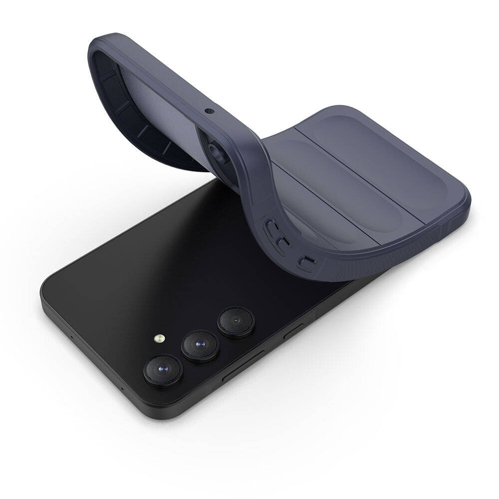 Samsung Galaxy A55 Uyumlu Kılıf Esnek TPU Oyuklu Arka Yüzey Tasarımlı Zore Etnik Silikon Kapak - 1