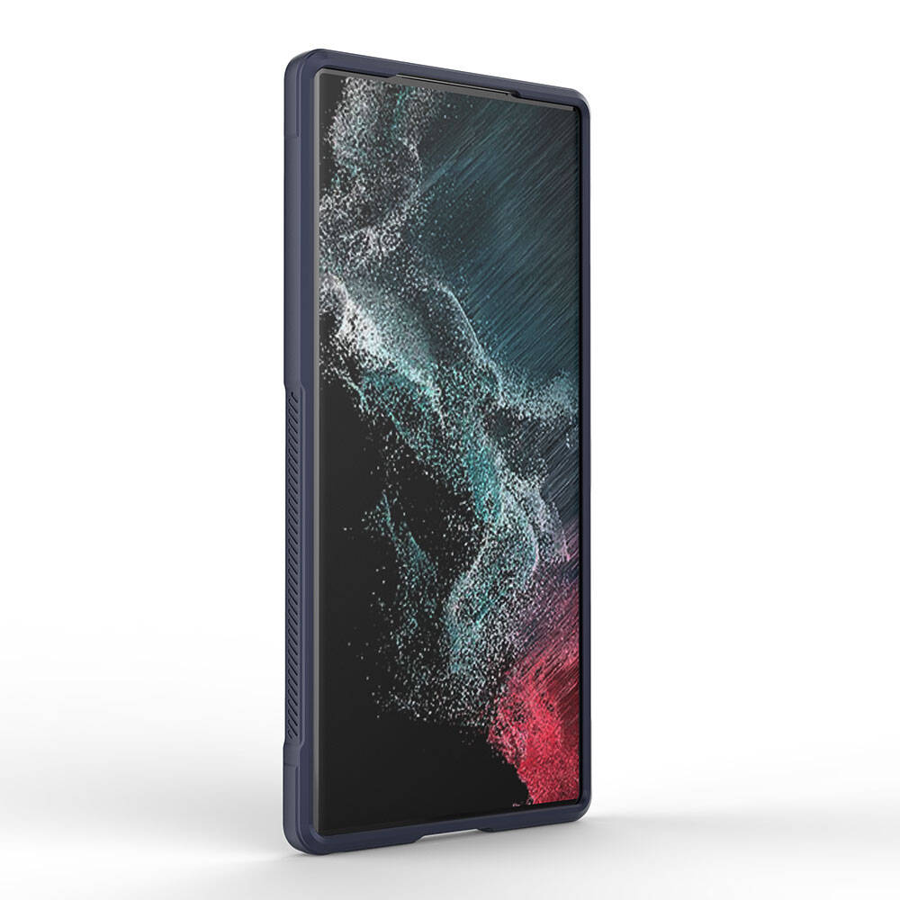 Samsung Galaxy S23 Ultra Uyumlu Kılıf Esnek TPU Oyuklu Arka Yüzey Tasarımlı Zore Etnik Silikon Kapak - 6