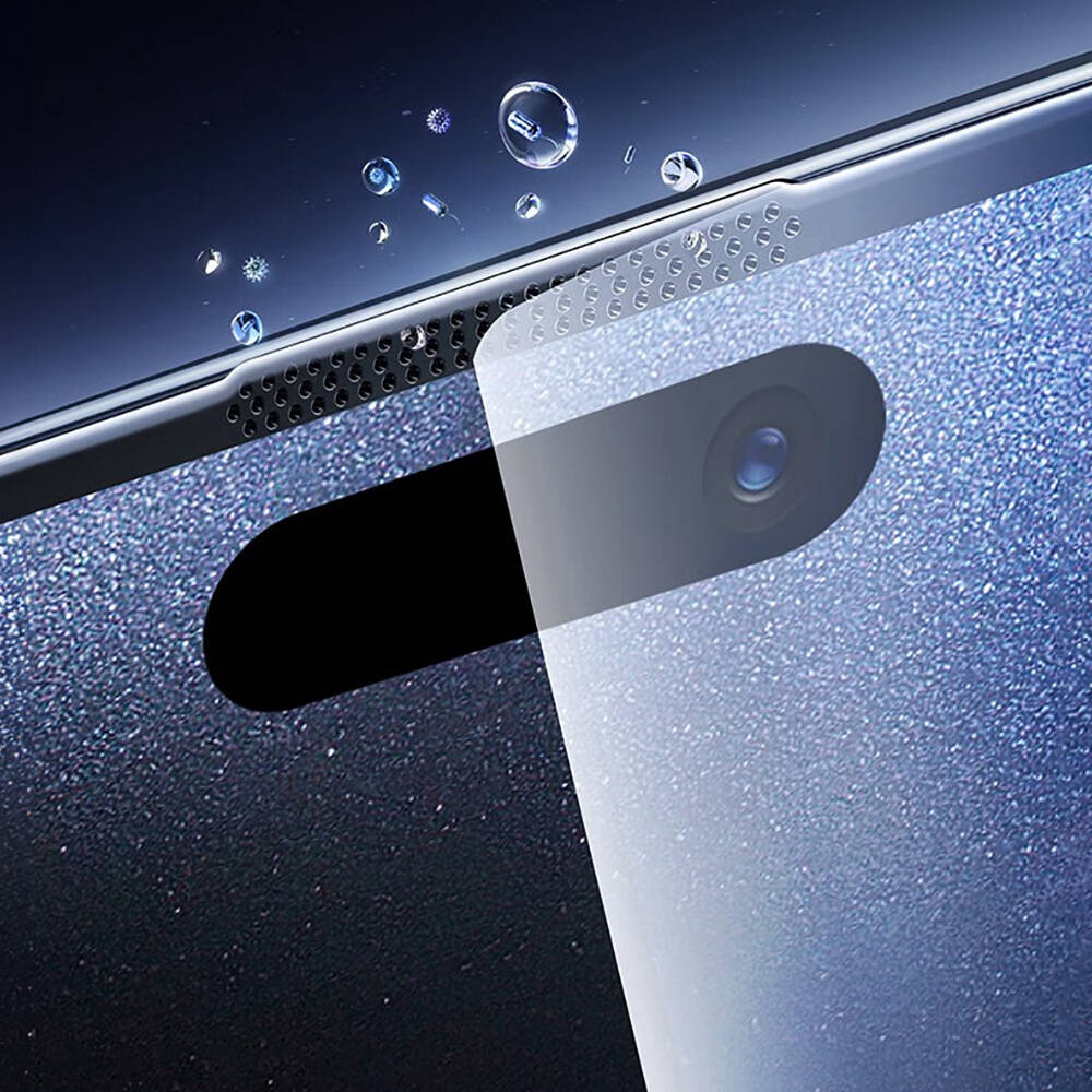 Apple iPhone 15 Pro Uyumlu Wiwu SQ-008 Oleofobik Easy Install Darbeye Karşı Dayanıklı Temperli Cam Ekran Koruyucu + Kolay Uygulama Aparatlı - 11