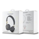 Guess Orjinal Lisanslı PU Desenli Metal Üçgen Logolu Kulak Üstü Bluetooth Kulaklık - 3