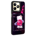 REALME C55 4G Case Shining Embossed Iconic Figured Zore Amas Silicone Cover - 4