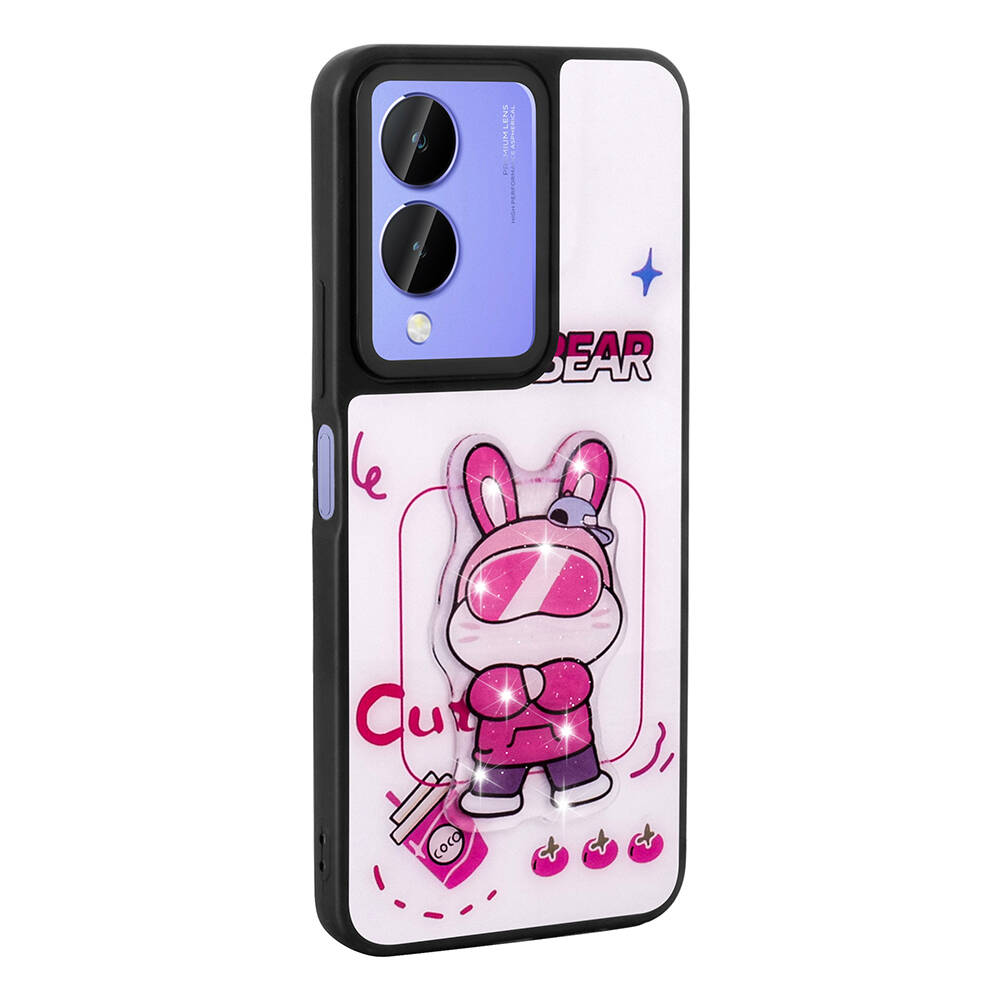 ViVo Y17s Case Shining Embossed Zore Amas Silicone Cover with Iconic Figure - 1