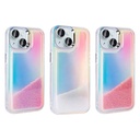 Apple iPhone 15 Uyumlu Kılıf Airbagli Renkli Arka Yüzey Boncuk Tasarımlı Zore Kumul Kapak - 1