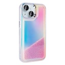 Apple iPhone 14 Uyumlu Kılıf Airbagli Renkli Arka Yüzey Boncuk Tasarımlı Zore Kumul Kapak - 1