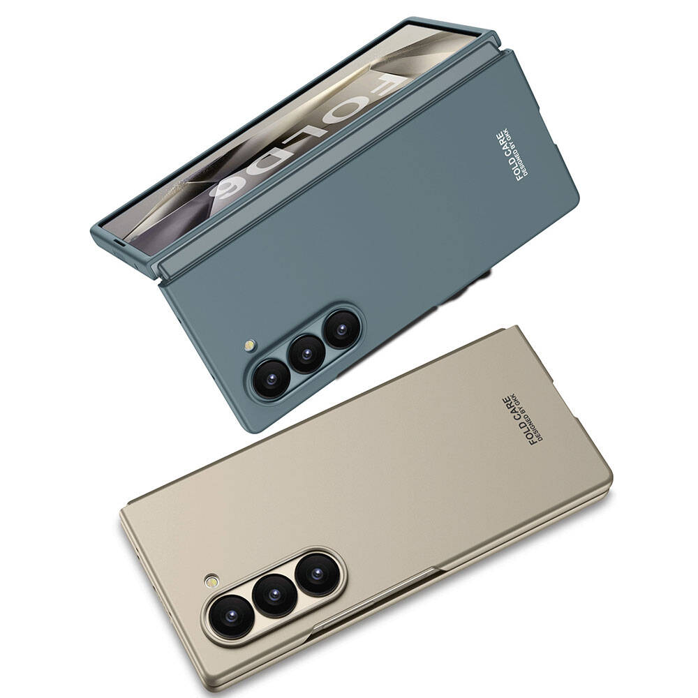 Samsung Galaxy Z Fold 6 Uyumlu Kılıf Zore Sert Kıpta Kapak - 5